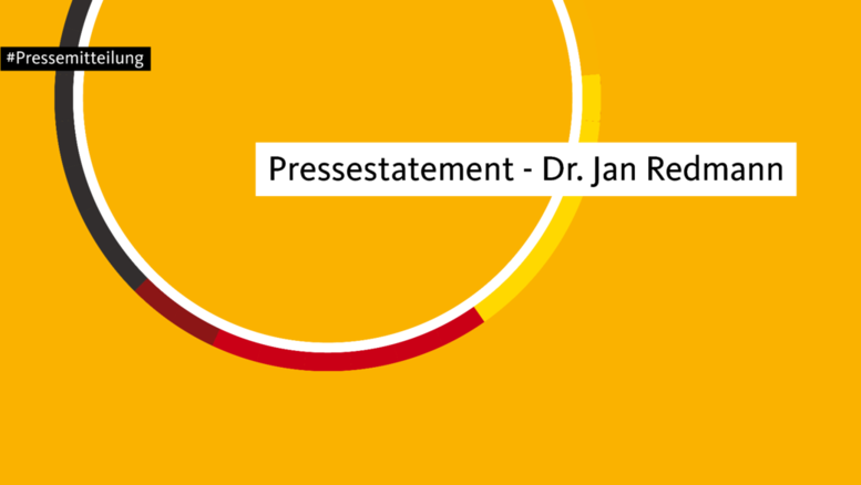 Pressestatement – Dr. Jan Redmann
